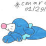 Popplio snoozing