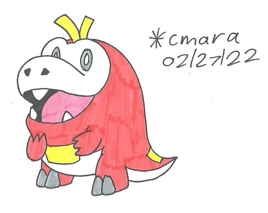 Fuecoco by cmara on DeviantArt