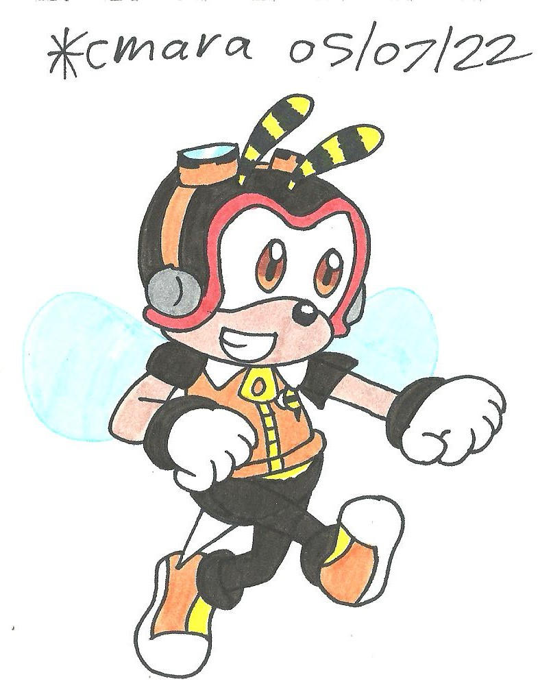 Charmy ready to kick butt by cmara on DeviantArt