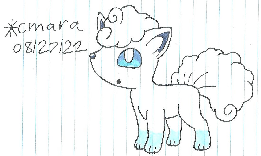 ice type Vulpix by cmara on DeviantArt