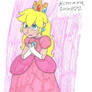 Princess Peach awaits her hero