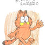 Garfield on the run