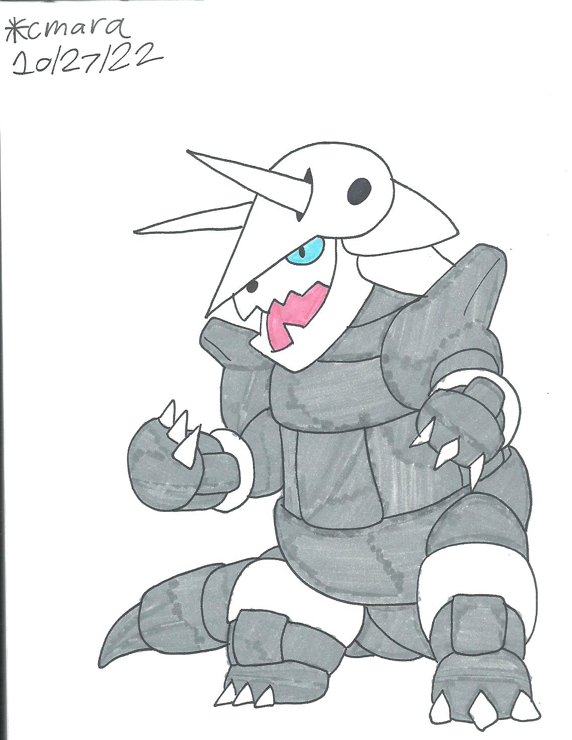 it's an Aggron by cmara on DeviantArt