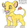 Simba as a cub