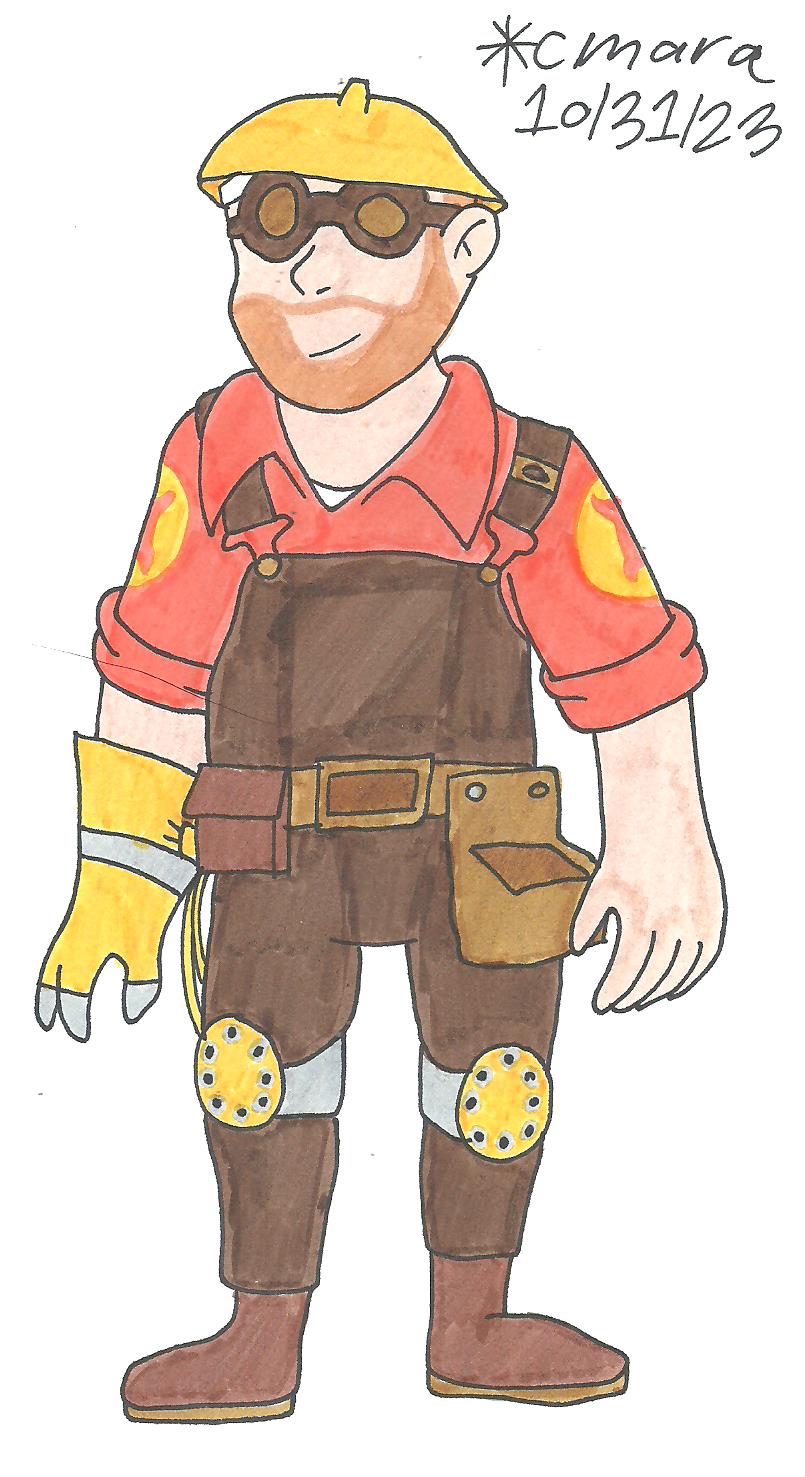 Red Engineer by cmara on DeviantArt