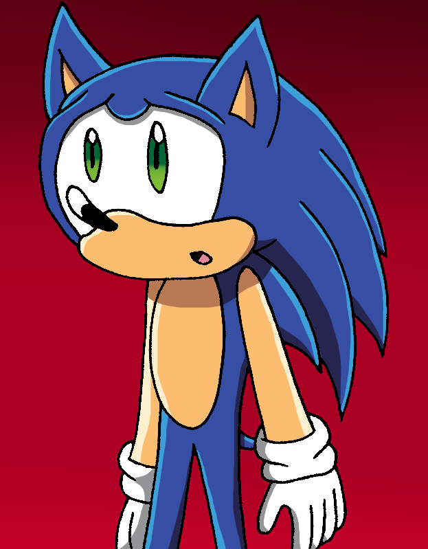 super dark sonic by cmara on DeviantArt