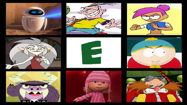 Characters starting with E