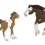 Mare and Foal - Base