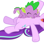 Spike! stop! that tickles!