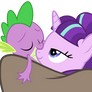 in Starlight's bed, Spike is always her equal