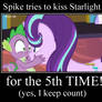 Spike tries to kiss Starlight again in Season 7