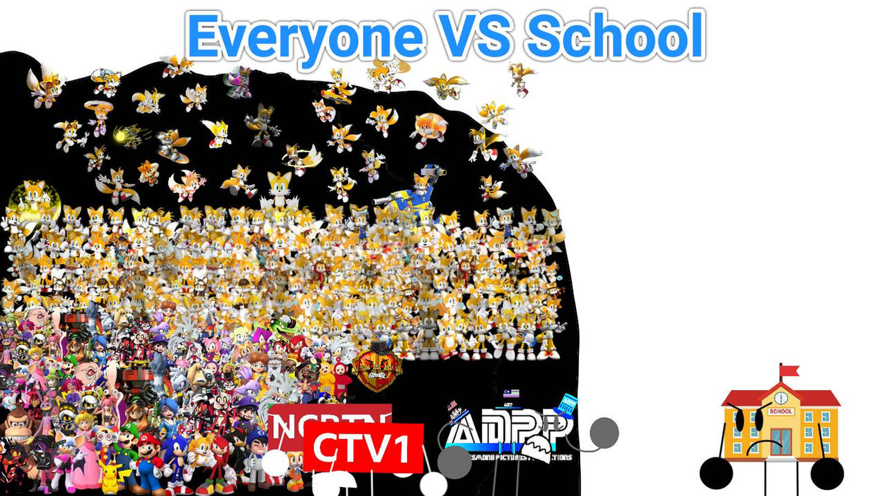 Everyone VS School by ADPP2007 on DeviantArt
