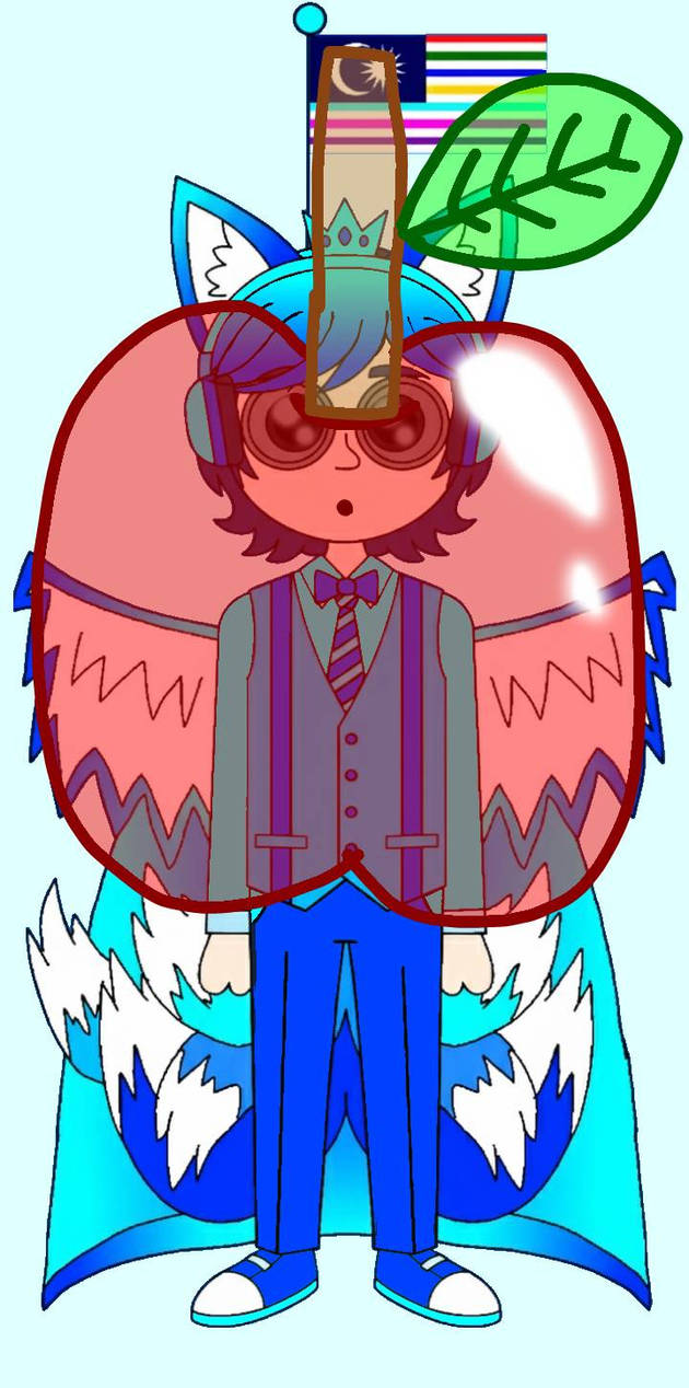 Humanized Apple ADPP (Humanized) Has Blowing An Apple by ADPP2007 on DeviantArt