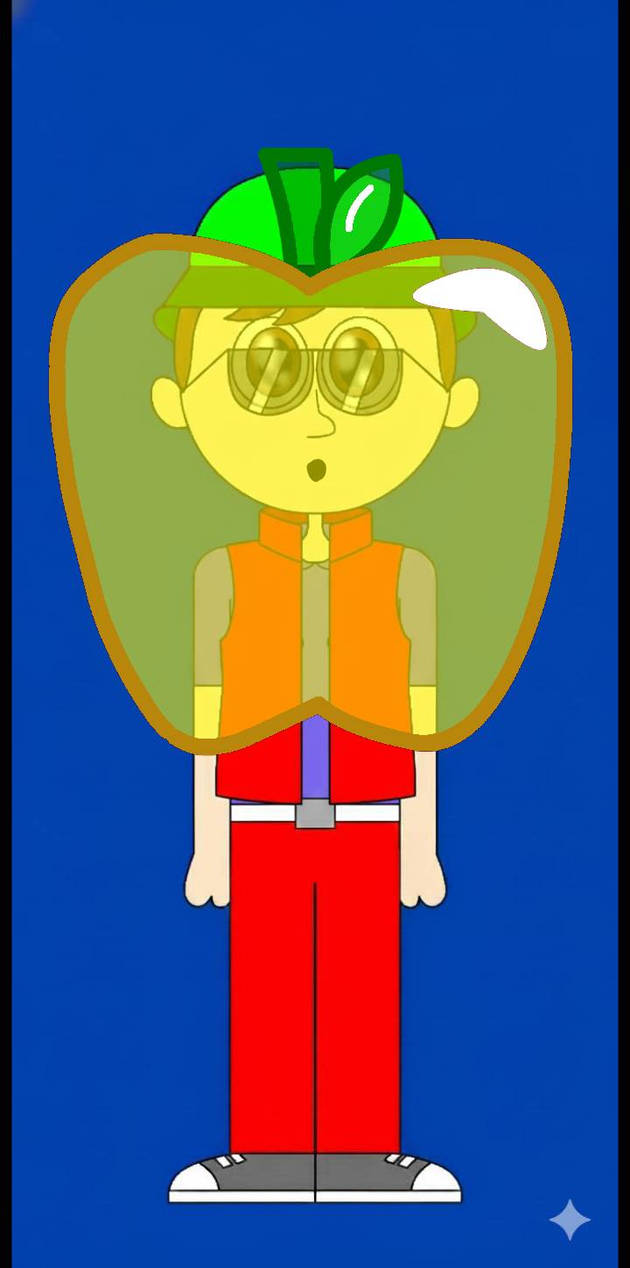 Humanized Apple Bobby (Humanized) blowing gold apple by ADPP2007 on DeviantArt