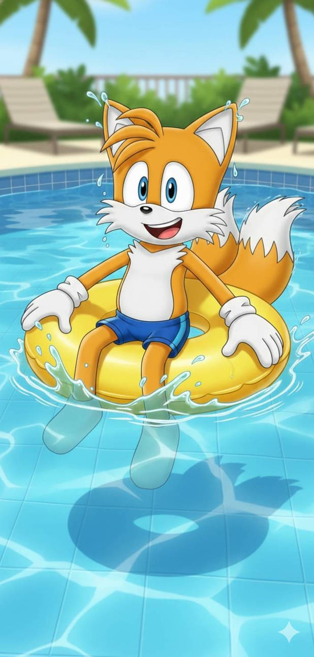 Tails Pool Tails ADPP (Object) Having Fun In The Water Pool by ADPP2007 on DeviantArt