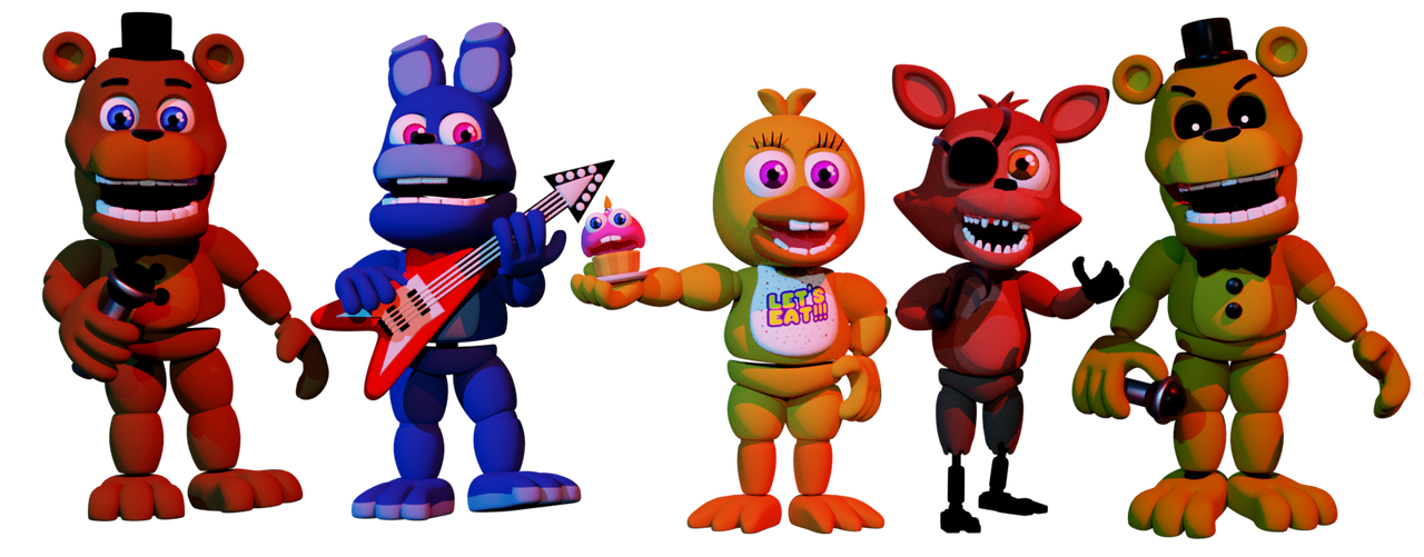 adventure animatronics Render by Hujicespeeder on DeviantArt