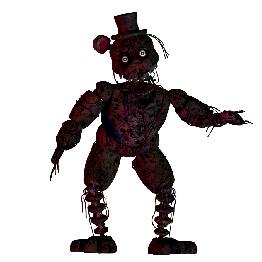 Ignited Collection Renders Ignited Freddy Render by Hujicespeeder on DeviantArt