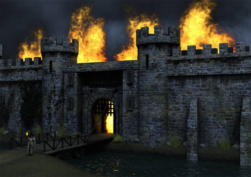 Burning Castle