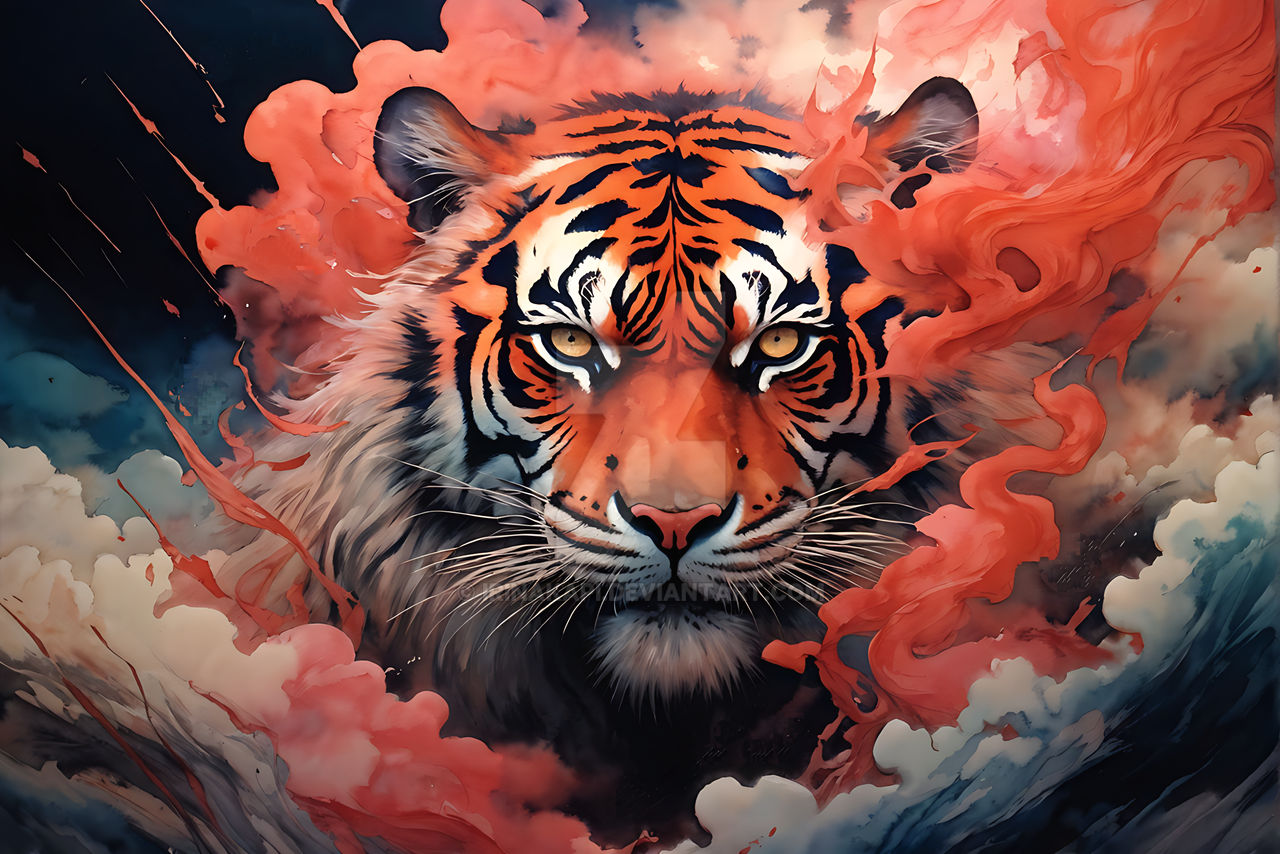 Tiger by IrinaKapi on DeviantArt