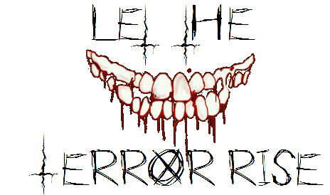 let the terror rise black metal band logo