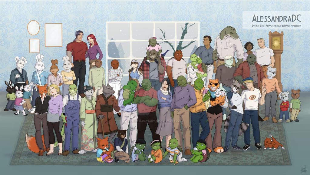 Family Deviantart Family Portrait by elisamakesart on DeviantArt
