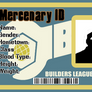 BLU Mercenary ID Card