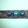 Blue points bracelet