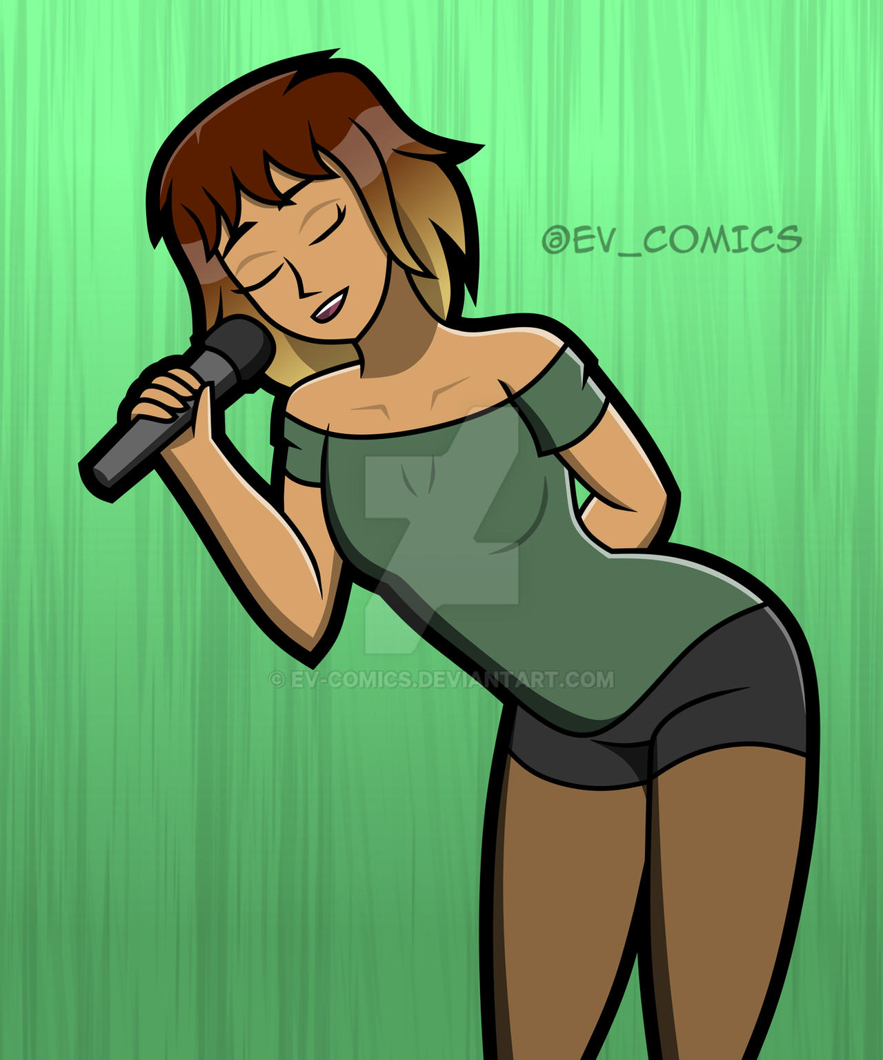 Jenny Sings from her Heart by EV-Comics on DeviantArt