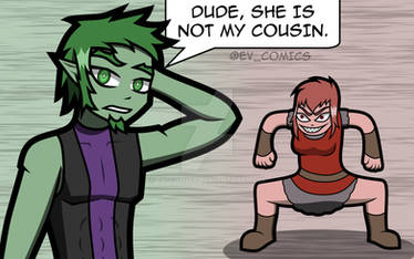 Beast Boy Meets Nimona