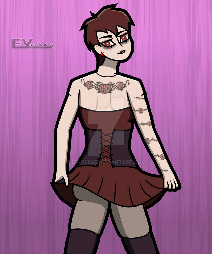 Valorie's Ringer Valorie Advertises her Clothes 2 by EV-Verse on DeviantArt