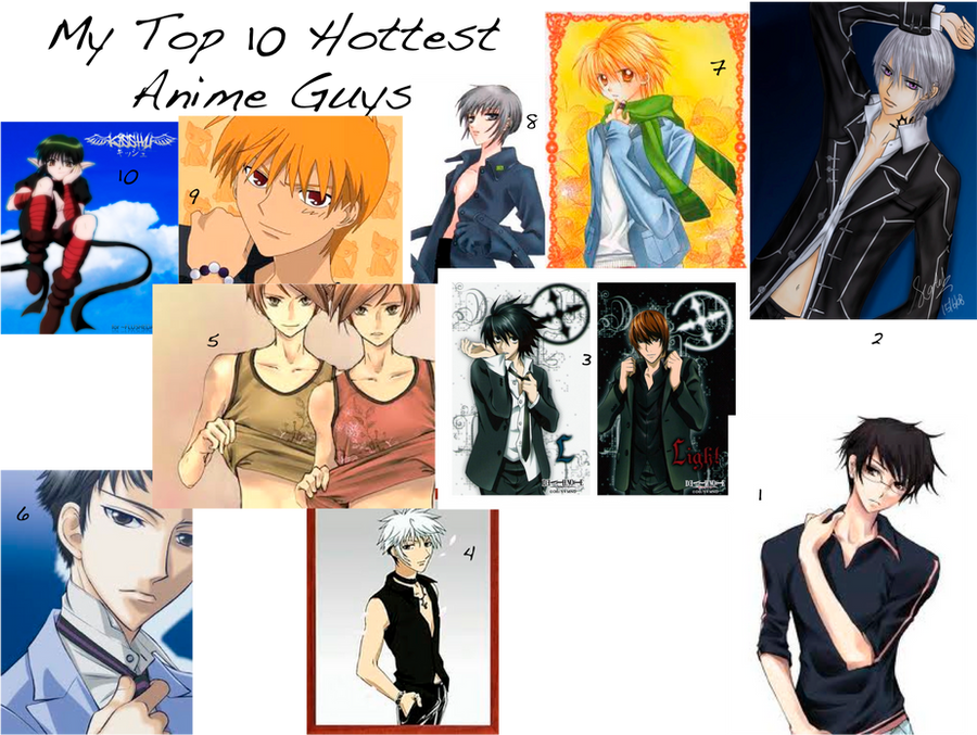 My Top 10 Hottest Anime Guys by WhatShouldINameThis on DeviantArt