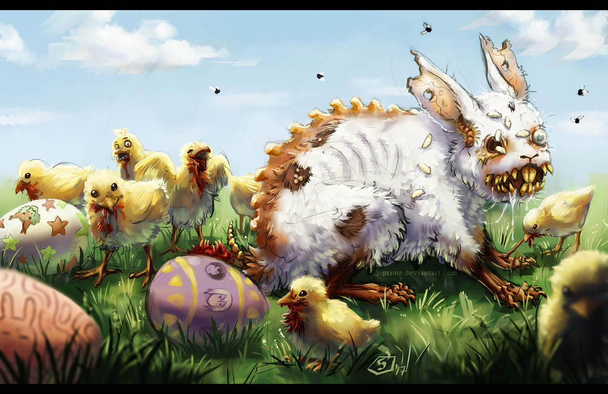 The Easter bunny is here by 5-prime on DeviantArt