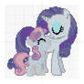 Sweetie Belle and Rarity