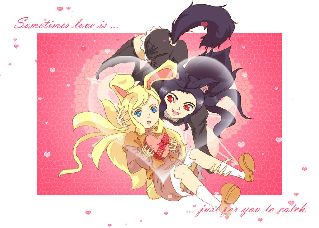 Bunny and Wolf and Valentine's