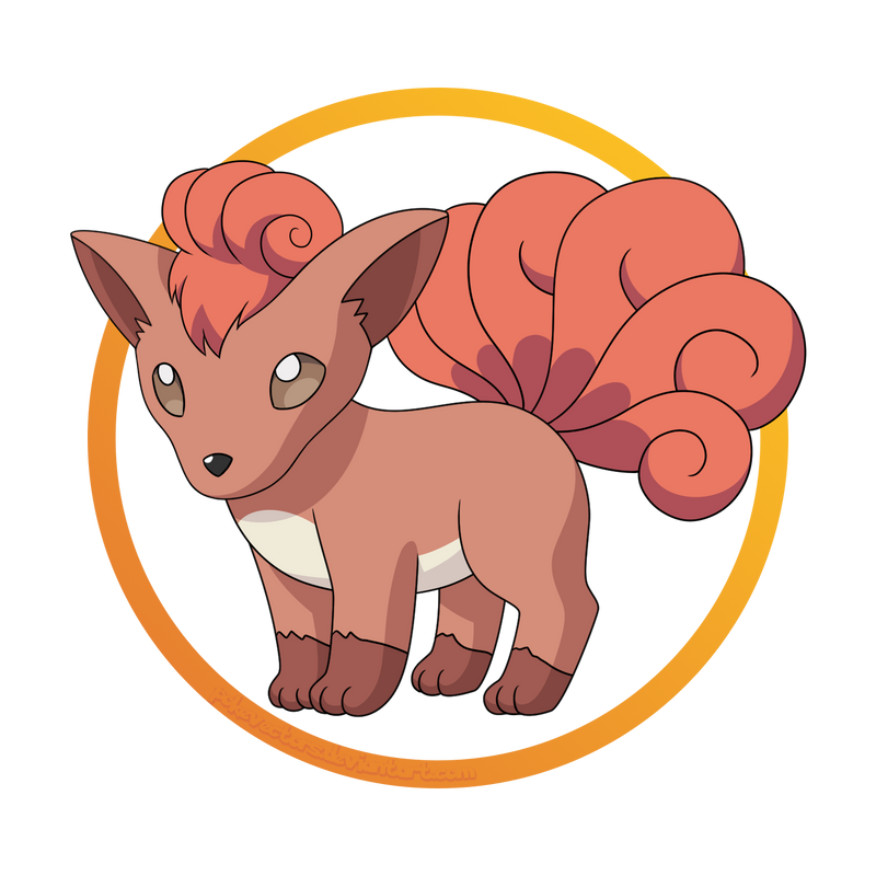 HD Vulpix 01 (Front) by pokevectors on DeviantArt