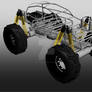 Monster Truck drawn in cad