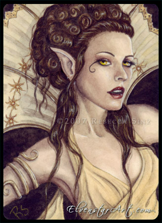 ACEO -- The Golden Queen