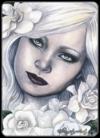 ACEO -- Gardenia