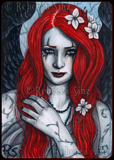 ACEO -- Crimson