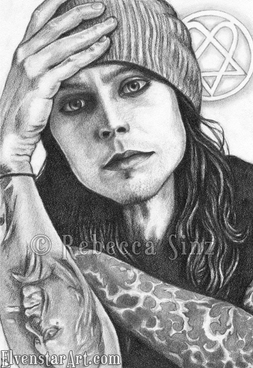 Ville Valo Drawings - Youtube
