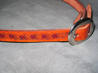 29'' to 31'' Handmade Rose Leather Belt