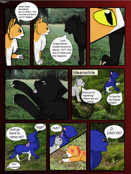 Page 1- comic, Blood of the wild