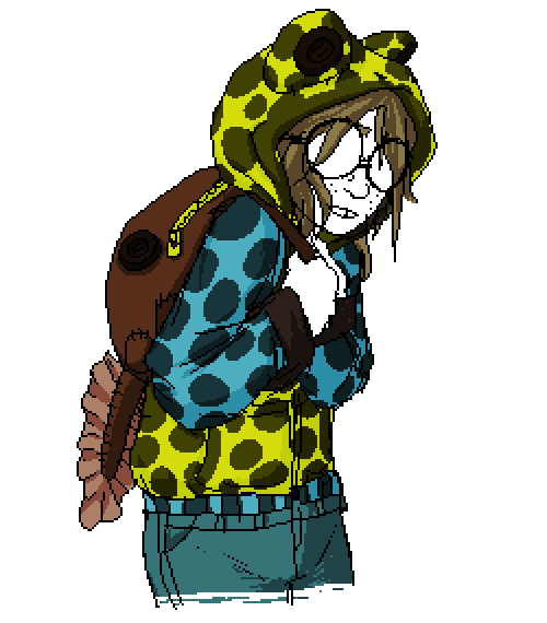 Izzy- Zimmerman's Poison Frog Outfit