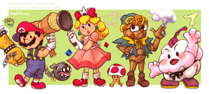 Super Mario RPG + Earthbound Crossover