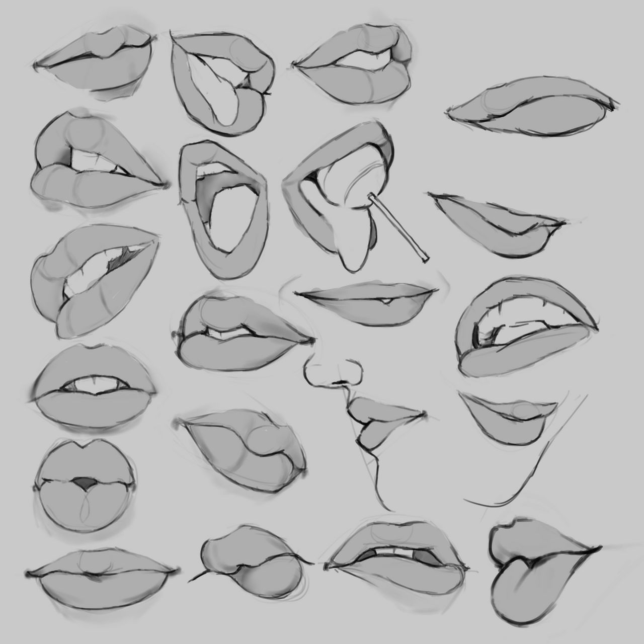 Lips Practice Lip Practice!! by Vloopy on DeviantArt