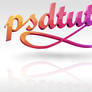Glossy 3D typography