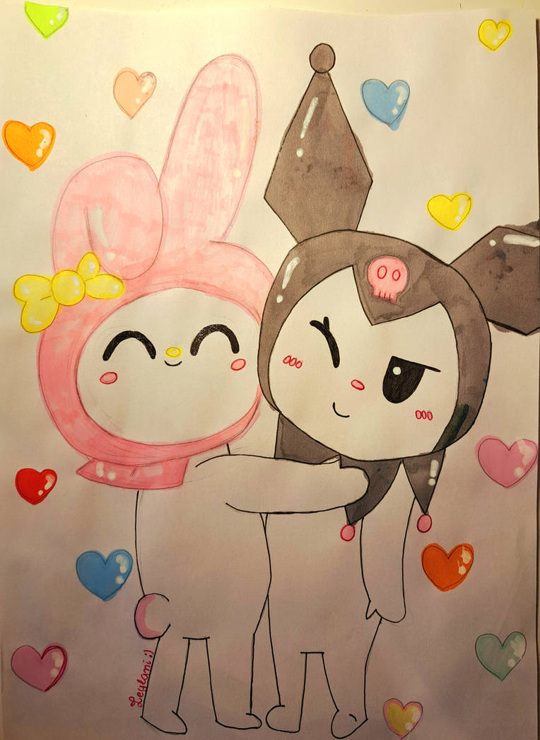 Kuromi And My Melody Hello Kitty 1 By Flowercat11 On Deviantart Kuromi And My Melody Hello Kitty 1 By Flowercat11 On Deviantart
