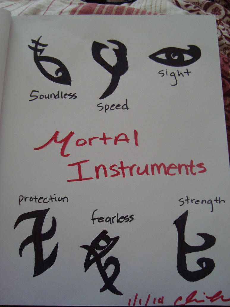 Mortal Instrument Runes by Simplieria on DeviantArt