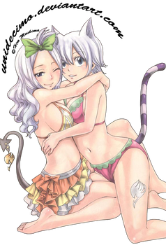 Mirajane and Lisanna -Render-