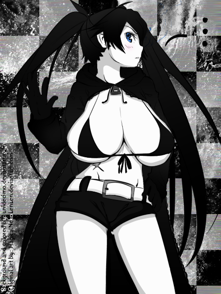 Black rock shooter big tits Boob Rock Shooter Colored By Unidecimo On Deviantart